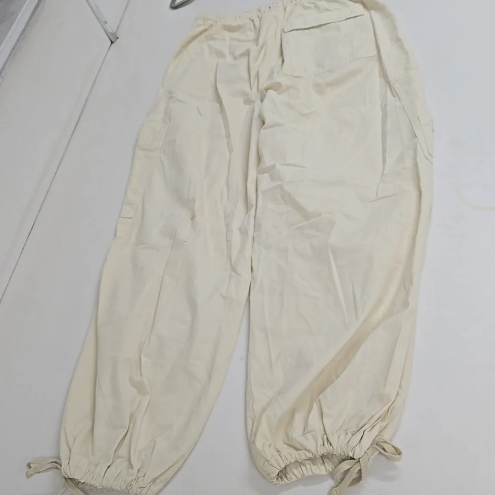 Jaded London Pants Mens S Beige Baggy Utility Cargo Parachute Paratrooper - Picture 9 of 11